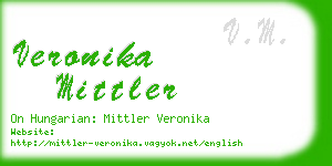veronika mittler business card